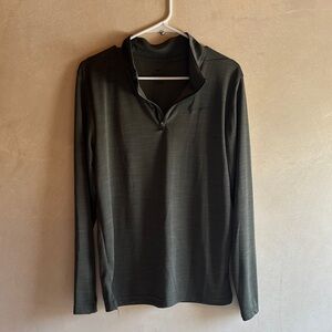 Nike Olive Green Half-Zip Pullover